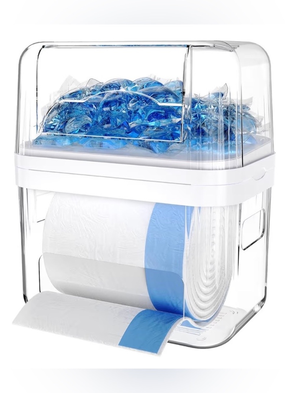 Trash Bag Dispenser & Dishwasher Pods Container